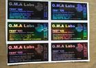 Черный ярлык DECA/бутылки медицины лабораторий GMA ИСПЫТЫВАЕТ стикеры пробирки лазера e 300