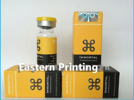 Частная лоснистая пробирка OEM обозначает печать фармацевтической упаковки
