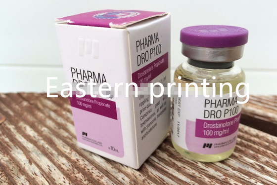 Bespoke бумажные ярлыки пробирки 10ml придают квадратную форму форме для Pharma анаболитного