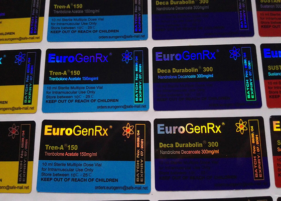 Стикеры ярлыка лекарства Ген Ркс Деисгн евро, сильная слипчивая фармация обозначают стикеры