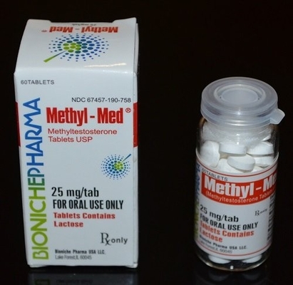 99-процентные этикетки и коробки Methyltest 17-Alpha-Methyl-test