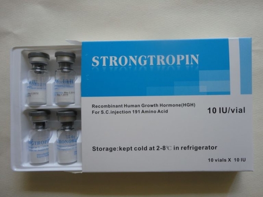 Strongtropin 10iu HG 2мл флакон коробка с печатью листовок