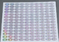 Стикер Холограм безопасностью цвета радуги, изготовленные на заказ стикеры этикет винила