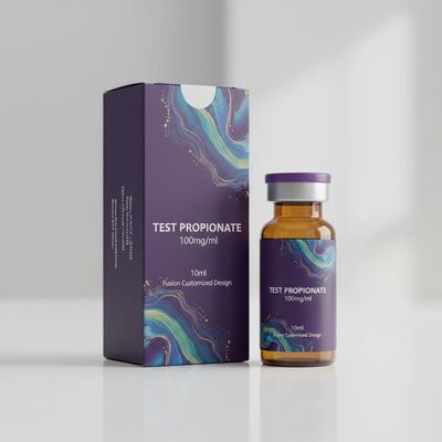 Тестировать пропионат 100 мг Фьюзион индивидуальный дизайн 10 мл флакона Этикетка и коробки