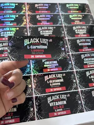 L-GLUTANIKE 5000мг 30 капсул пластиковая бутылка этикетки