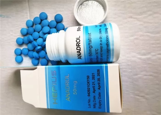 Флакон Опаковка Hepius Anavar Oxandrolone  Таданафил на этикетках и в коробках