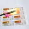 Пробирка ЛЮБИМЦА лазера Hologram обозначает подгонянный дизайн для стекла 10ml