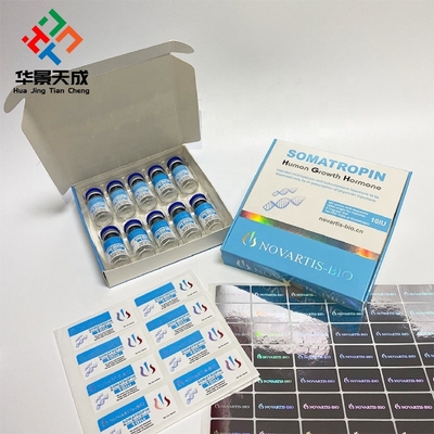 Клейкая аптечная пептидная бутылка 10IU 2ml для HG H Glossy Finish