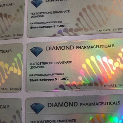 Diamond Pharmaceucital Brand Holographic 10ml наклейки для флаконов с инъекционным маслом Primobolan
