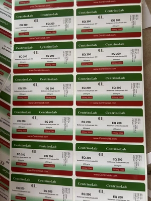 Специализированные наклейки для инъекционных масел для стероидных продуктов EQ 200 с ПВХ материалами