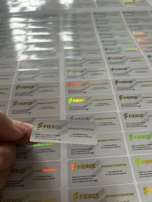 Тирзепатид 60 мг 2 мл Стеклянные флаконы Этикетки с PET- голограммой лазерного материала