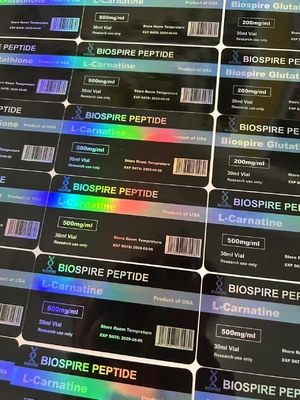 L-КАРНИТИН 500 мг/мл 30 мл Этикетки для флаконов с индивидуальным логотипом и дизайном