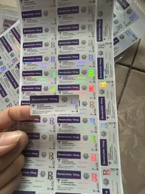 Aod964 10 мг Пептидные этикетки для флаконов PET Laser Materail 2 мл