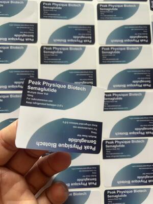 Reta trutide 30mg 2ml Vial Labels with waterproof PVC 