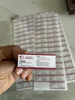 ТБ500 2МЛ 2МЛ Пептидные флаконы на этикетках с белым ПВХ материалом