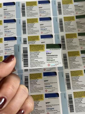 Тре- ацетат 100 мг 6х3 см Подходит для стеклянных флаконов 10 мл