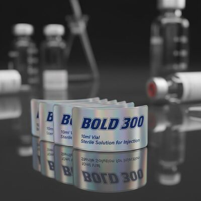 Жёсткие этикетки 300 10 мл флаконов с блестящим эффектом