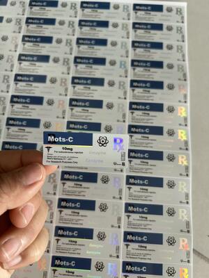 Этикетки для маленьких флаконов Motcs-10mg объемом 3 мл