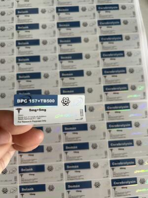 Этикетки для маленьких флаконов Motcs-10mg объемом 3 мл