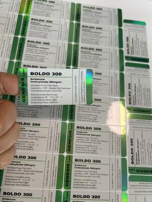 NP P 100 Finish Glossy shinny effect 10 Vial Labels