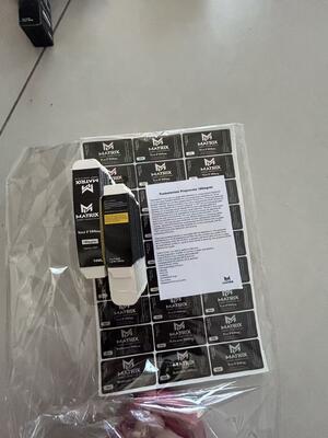 A Set of Test P  Laser PET 10ml Glass Vial Labels And Box With Paper Instruction And Vials 