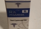 Ярлыки и коробки пробирки лазера 10ml Rx Pharma с лоснистой поверхностью