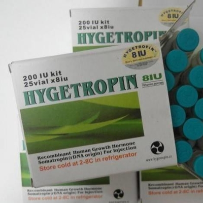 Hyge tropin 200iu HG (Somatropin HG) 25 Флаконы на этикетках и в коробках