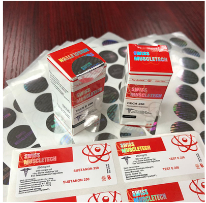 Метка частного назначения витамина винила прилипателя 25кс60мм пластиковая для пакета бутылки 10мл