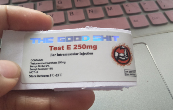 Ярлыки пробирки 10мл медицины прозрачные, стикеры стеклянной бутылки пробирки изготовленные на заказ