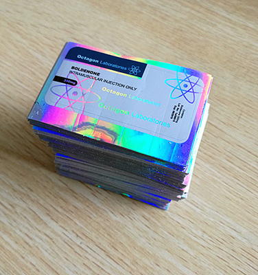 Цифровая печать Флакон Флаконные этикетки прямоугольная форма 10 мл