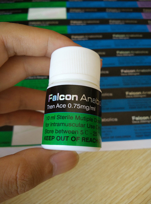 Глянцевая поверхность Окончание пероральное настройка лекарства бутылки этикетки химическая устойчивость для промышленной