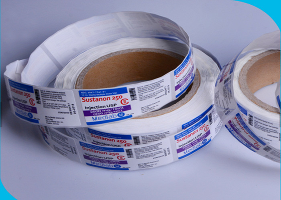 Пробирка лоснистой пробирки крена обозначает сильную слипчивую квадратную форму для пробирки впрыски