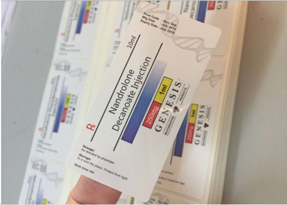 Стеклянная пробирка Нанд Деканоате обозначает поверхность слоения квадратной формы лоснистую