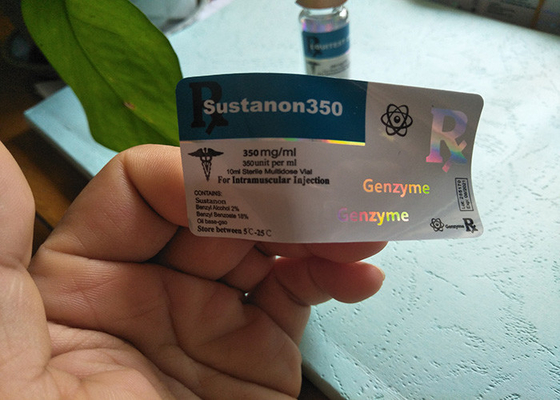 Голографические стеклянные ярлыки пробирки 10мл