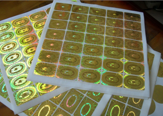 Слипчивые круглого стикера Холограм безопасностью круга постоянные делают водостойким