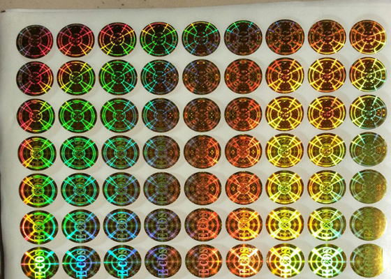 ярлык 2Д серебряного предписания стикера Холограм безопасностью слипчивый для компании