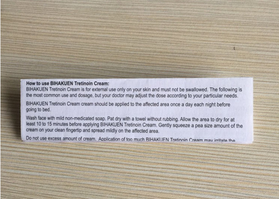 Печать вставки пакета медицины масляного раствора флакона для теста впрыски