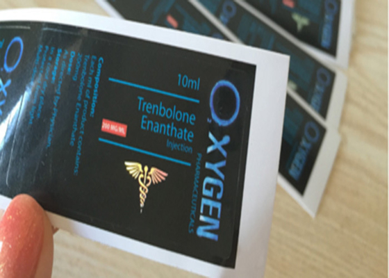 Ярлык бутылки медицины печатания полного цвета для трен Энантате 200мг кислорода