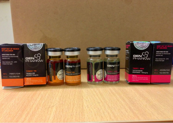 Ярлыки пробирки 10мл изготовленного на заказ печатания водоустойчивые/стероидные ярлыки и коробки бутылки