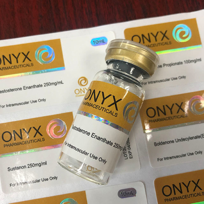 Сустаннон 250 Профессиональный Пластик 10 мл Наклейка на флакон 10 мл Этикетка на бутылке Для фармацевтической упаковки