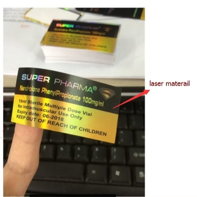 Водостойкие этикетки для флаконов 10 мл Gen Pharma Design для стеклянных бутылок