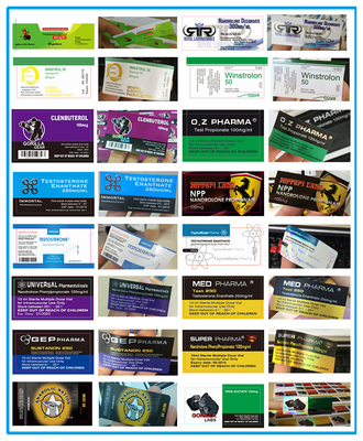 Стеклянная пробирка 10 мл Immortal Labs глянцевая обозначает ярлыки аптеки голограммы