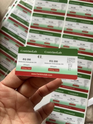 Водостойкие и долговечные стеклянные этикетки флаконов для лабораторий Testo E Nano с лазерным эффект свечения и индивидуальным дизайном