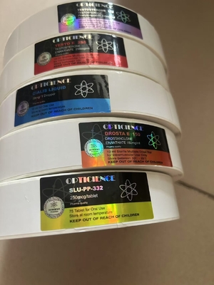 SLU-PP-332 250MCG Таблетные этикетки голограммные материалы печать водонепроницаемая в ролике