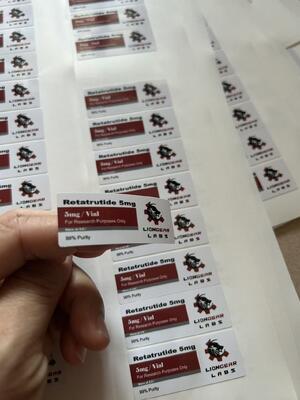 Ретра траутид 5 мг Маленькие прозрачные стеклянные флаконы