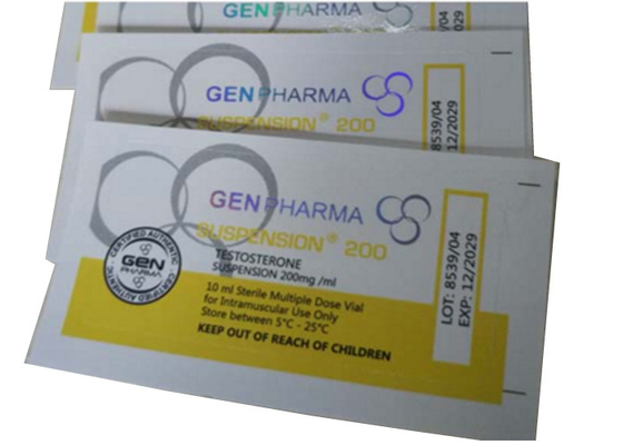 Пластиковый водоустойчивый флакон пробирки обозначает сильный прилипатель, ярлыки бутылки пробирки