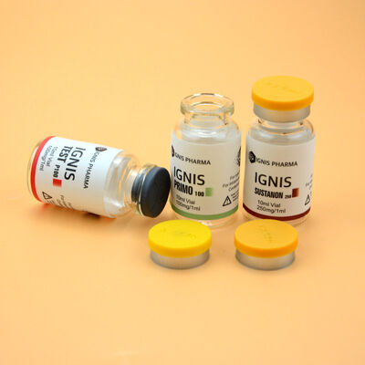 Изготовленные на заказ 10мл глянцевые водонепроницаемые этикетки для стеклянных флаконов из ПВХ