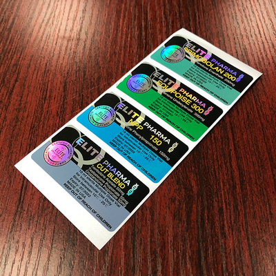 Ярлыки пробирки 10мл бутылки медицины голограммы ЛЮБИМЦА лазера