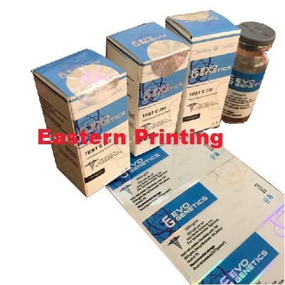 Лазер Dia 2cm проштемпелевал ярлыки пробирки Hologram 10ml стеклянные