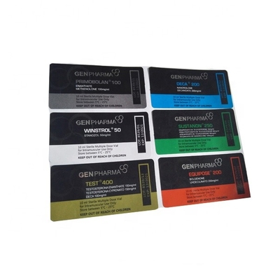 CMYK Голографический лазерный ПЭТ-флакон Этикетки для флаконов